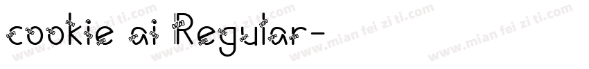 cookie ai Regular字体转换